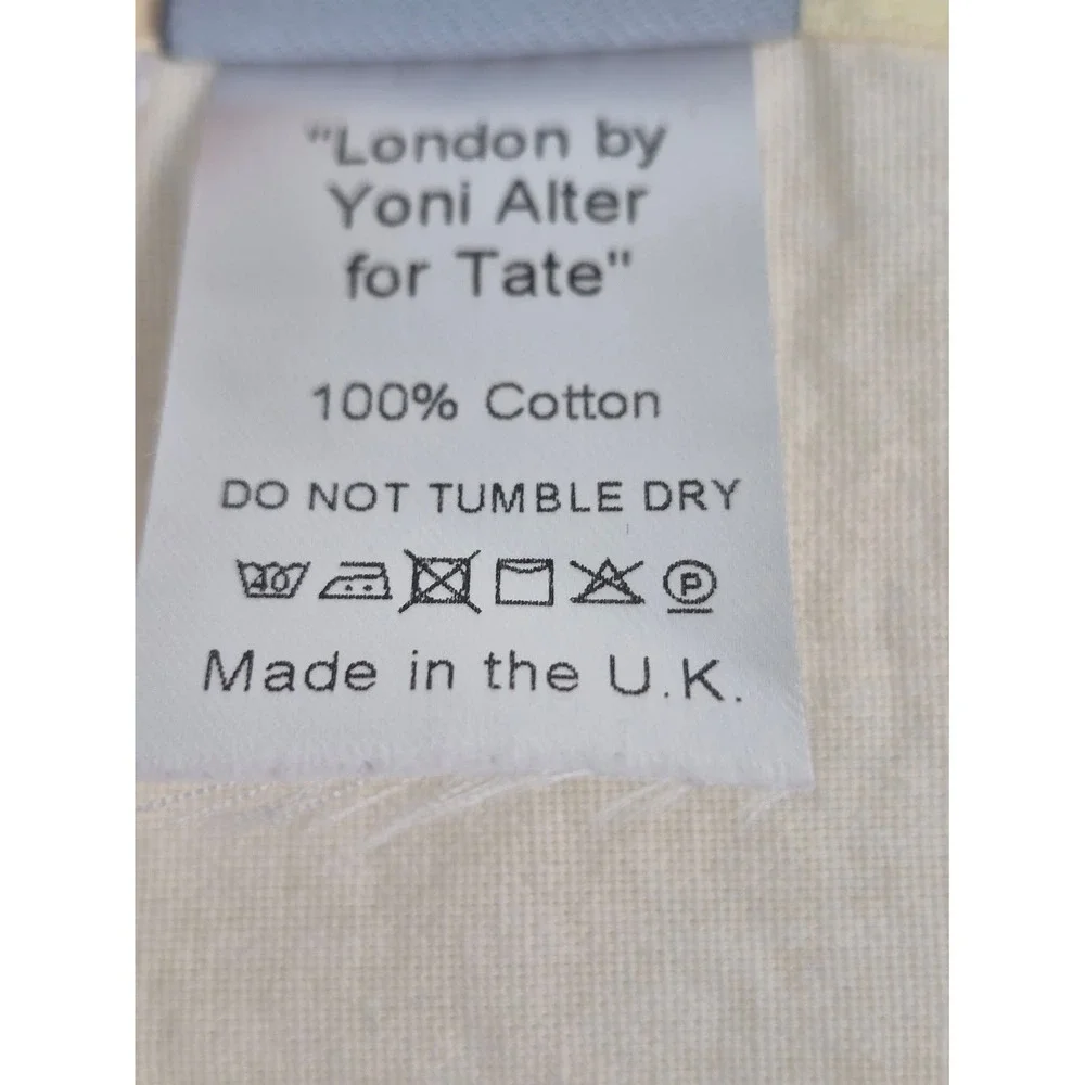 Tate Tea Towel London Landmarks White Cotton Museum Souvenir
